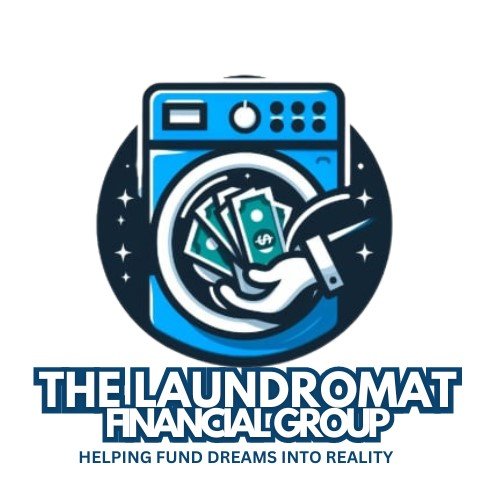 Image of The Laundromat Financial Group logo showcasing customized funding solutions for laundromat owners.